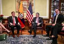 Lasso se reunió con un asesor de Biden para hablar de migración y seguridad 