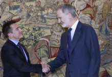 El rey Felipe VI recibió a Daniel Noboa en Madrid