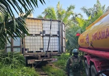 6.000 galones de diésel fueron decomisados en Orellana