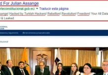 Corte Constitucional informa que su web fue hackeada desde Turquía