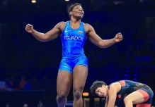 Génesis Reasco, primera campeona mundial de lucha
