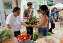 Pequeños productores recibieron espacios en Napo