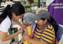 Ecuador vacuna a 56.495 personas contra la influenza