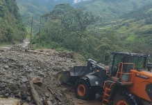 La vía Zamora-Loja está cerrada en varios sectores por las lluvias