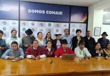La Conaie anunciará el 7 de marzo su postura para la segunda vuelta