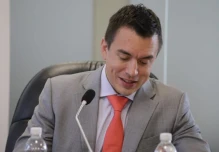 El empresario Daniel Noboa anuncia su candidatura a la Presidencia 