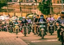¿Cuál es el crecimiento del parque de motocicletas en países en vías de desarrollo? 