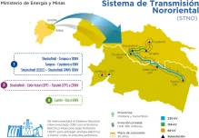 Empresas recorren la zona donde se construirá el proyecto Sistema de Transmisión Nororiental