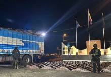 Napo: la Policía detuvo un camión con una tonelada y media de cocaína