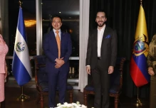 Noboa asistió a la investidura presidencial Bukele en El Salvador