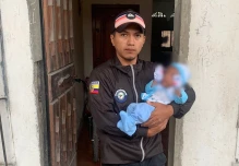 Bebé fue localizado en Quinindé y 2 personas fueron aprehendidas