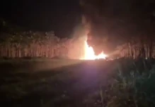 Incendio en Quinindé estaría ligado a perforación ilegal de ducto petrolero