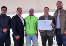 Comuna Teligote recibió reconocimiento por buenas prácticas ambientales