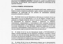 Ministro Carlos Pérez García pidió examen a contrato con empresa de gas