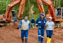 La construcción de la vía Santa Cecilia-El Playón avanza en Paquisha