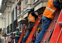 Las fachadas del Centro Histórico de Quito lucen sin cables