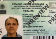 Exsuperintendente Carlos Ochoa recibe refugio en México