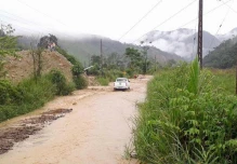 El río Nambija se desborda en Zamora