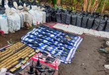 10 toneladas de droga fueron halladas en una plantación en Vinces