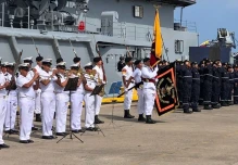 El BAE Jambelí se incorpora a la Armada para reforzar la lucha antidrogas