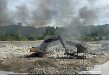 El Ejército golpeó a la minería ilegal en Napo