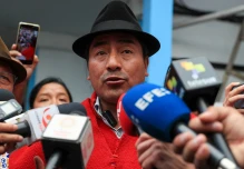 Leonidas Iza rechazó las 7 preguntas planteadas por Noboa
