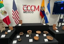 México entregó a Ecuador y El Salvador piezas prehispánicas