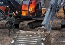 Operativo militar afecta contra a la minería ilegal en Morona Santiago