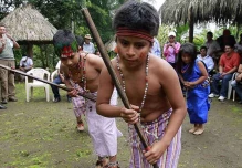 Danza de la chonta en honor a la Pacha Mama