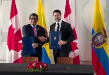 Ecuador y Canadá firman un Tratado de Libre Comercio