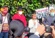 Organizaciones indígenas y ecologístas protestaron en Quito por el derrame de crudo