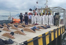 Diez detenidos y más de 700 kilos de droga incautados tras operación marítima conjunta