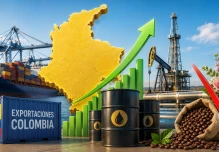 Petróleo impulsa las exportaciones de Colombia mientras caen las ventas de café y flores