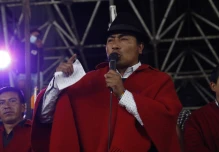 El juicio contra Leonidas Iza fue declarado nulo