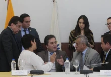 La excanciller no dará la cara
