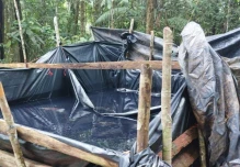 Sucumbíos: Hallan 3 piscinas de gasolina blanca en operativo militar