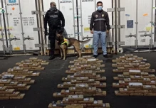 200 kilos de cocaína fueron incautados en cajas de banano; el destino era Portugal