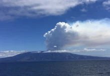 El volcán La Cumbre se despierta en Fernandina, Galápagos, tras ocho años de tranquilidad