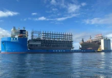 La barcaza turca, Murat Bay, ya está generando energía 