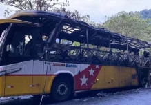Bus interprovincial se incendió en Baeza