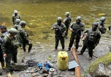 Campamentos de minería ilegal fueron destruidos en Morona y Pastaza