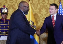 Arthur Brown, nuevo embajador de EE.UU., presentó sus cartas credenciales