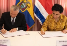 Ecuador y Costa Rica afianzan su relación bilateral