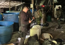 Ecuador desmanteló laboratorio de droga en la frontera con Colombia