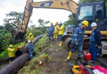 Aluvión provocó la rotura del SOTE en Sucumbíos