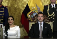 El enfrentamiento entre Noboa y Abad se instala en la campaña electoral de Ecuador