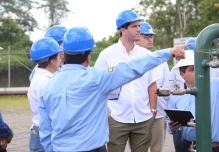 Luque verificó la eliminación de mecheros en Orellana