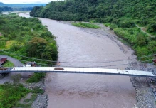 Un puente colgante unirá a Pastaza y Morona Santiago