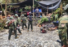 Desmantelan 10 campamentos de minería ilegal en Morona Santiago 