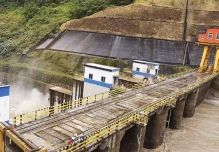 El embalse de la central Delsitanisagua está en mantenimiento